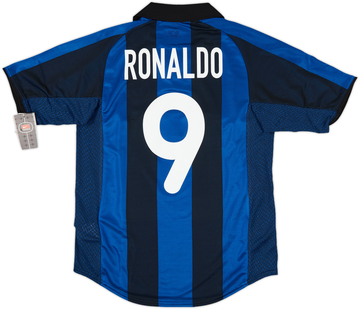 2001-02 Inter Milan Home Shirt Ronaldo #9