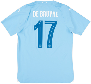 2023-24 Manchester City Authentic Home Shirt De Bruyne #17