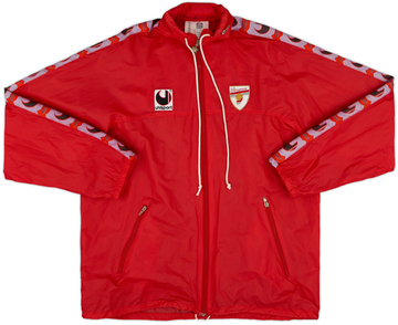 1992-93 Cremonese Uhlsport Hooded Rain Jacket