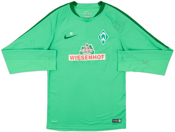2015-16 Werder Bremen Player Issue Nike Training L/S Shirt #10