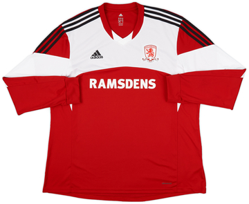2013-14 Middlesbrough Home L/S Shirt