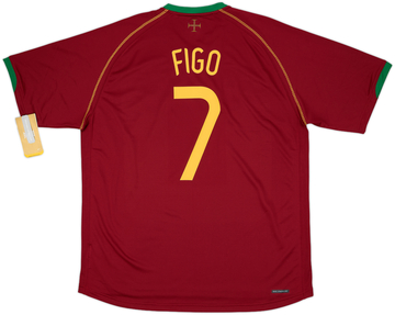 2006-08 Portugal Home Shirt Figo #7