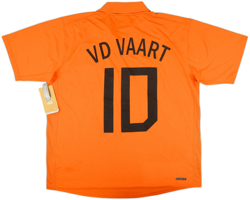 2006-08 Netherlands Home Shirt VD Vaart #10