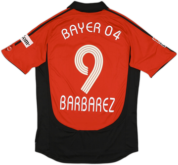 2006-07 Bayer Leverkusen Signed Home Shirt Barbarez #9