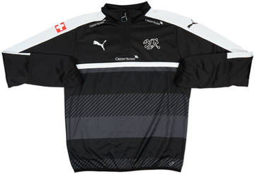 2015-16 Switzerland Puma 1/4 Zip Training Top