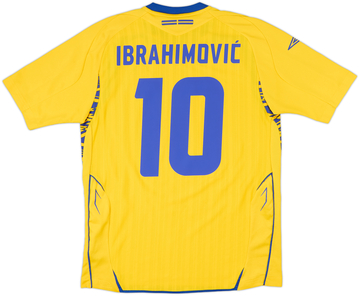 2008-09 Sweden Home Shirt Ibrahimovic #10