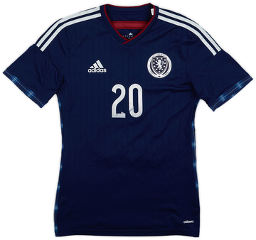 2014-15 Scotland Player Issue Home L/S Shirt #20