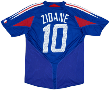 2004-06 France Player Issue Home Shirt Zidane #10
