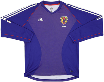 2002-04 Japan Player Issue Home L/S Shirt