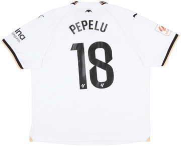 2023-24 Valencia Home Shirt Pepelu #18
