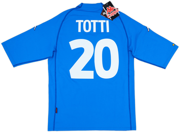 2000-01 Italy Home Shirt Totti #20