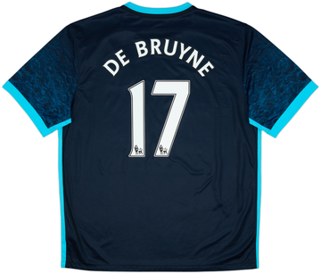 2015-16 Manchester City Away Shirt De Bruyne #17