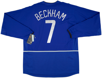 2002-03 Manchester United Third L/S Shirt Beckham #7