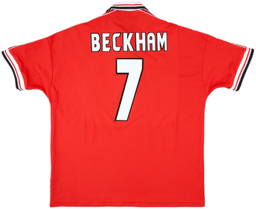 1998-00 Manchester United Home Shirt Beckham #7