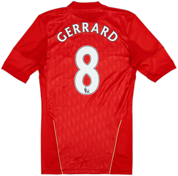 2010-12 Liverpool Player Issue TechFit Home Shirt Gerrard #8