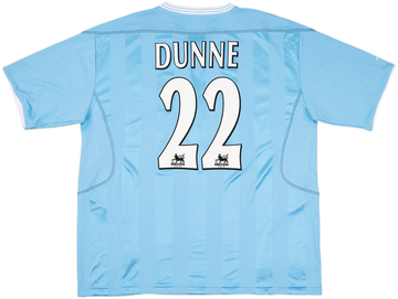 2003-04 Manchester City Home Shirt Dunne #22