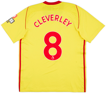 2017-18 Watford Home Shirt Cleverley #8