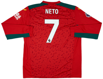 2023-24 Wolves Away L/S Shirt Neto #7