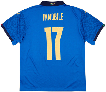 2020-21 Italy Authentic Home Shirt Immobile #17