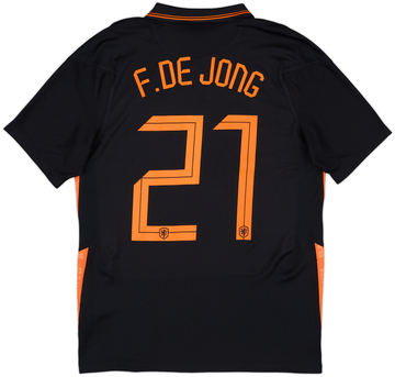 2020-22 Netherlands Away Shirt F.DeJong #21