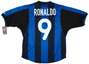 2000-01 Inter Milan Home Shirt Ronaldo #9