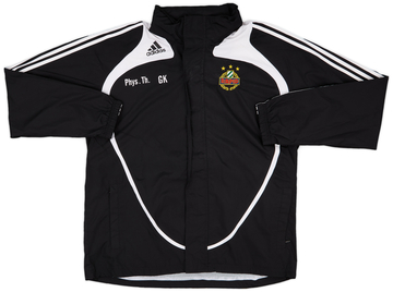 2008-09 Rapid Vienna Staff Issue adidas Hooded Rain Jacket