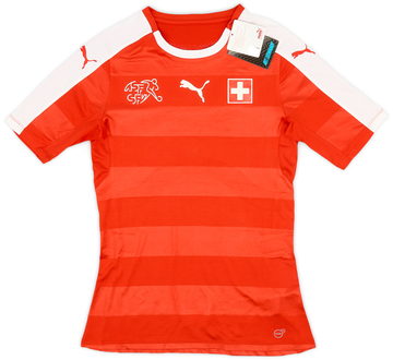 2016-17 Switzerland Authentic (ACTV Fit) Home Shirt