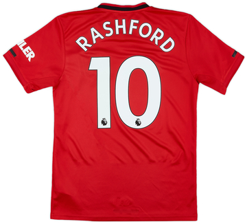 2019-20 Manchester United Home Shirt Rashford #10 - 8/10 - (S)