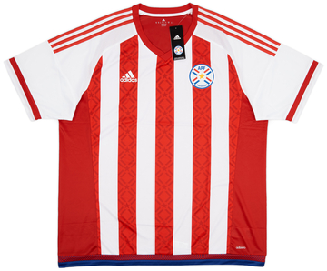 2015 Paraguay Player Issue Copa America Home Shirt