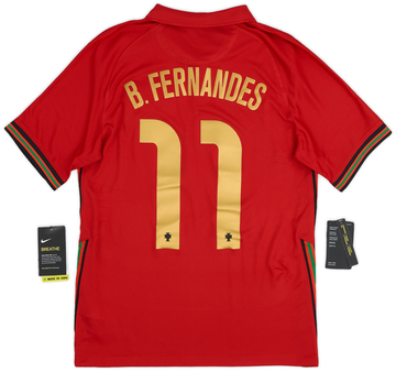 2020-21 Portugal Home Shirt B.Fernandes #11