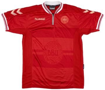 2000-02 Denmark Home Shirt Rasmussen