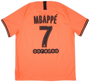 2019-20 Paris Saint-Germain Away Shirt Mbappe #7 - 8/10 - (S)