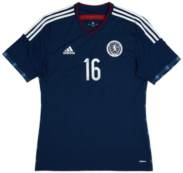 2014-15 Scotland Youth Player Issue Home Shirt #16