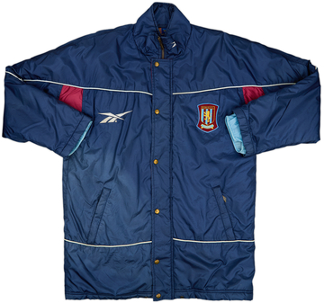 1997-98 Aston Villa Reebok Padded Bench Coat