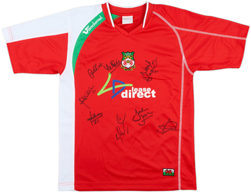 2007-08 Wrexham Squad Signed Home Shirt