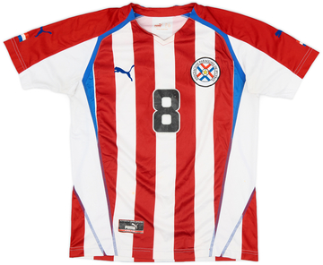 2004-06 Paraguay Home Shirt #8