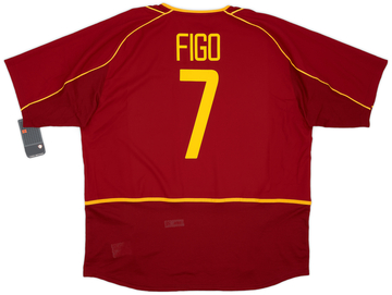 2002-04 Portugal Home Shirt Figo #7