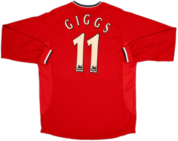 2000-02 Manchester United Home L/S Shirt Giggs #11