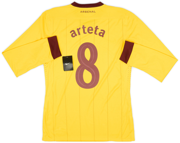 2010-13 Arsenal Player Issue Away L/S Shirt Arteta #8