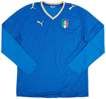 2007-08 Italy Player Issue Home L/S Shirt