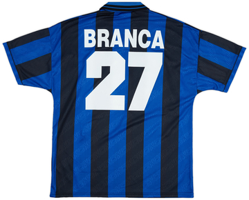 1995-96 Inter Milan Home Shirt Branca #27