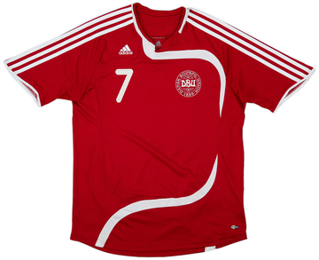 2007-09 Denmark Women's Home Shirt #7