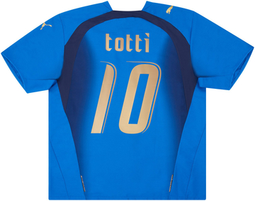 2006 Italy Home Shirt Totti #10