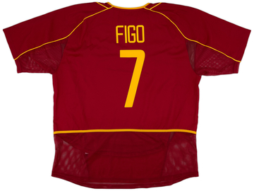 2002-04 Portugal Player Issue Home Shirt Figo #7