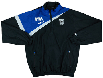 2008-09 Ipswich Mitre Staff Issue 1/4 Zip Drill Top 'MW'