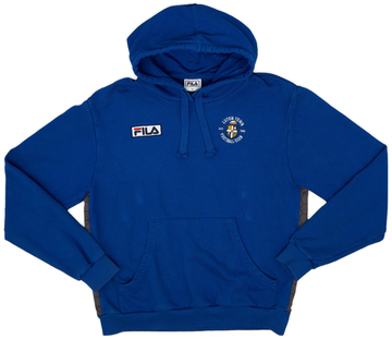 2015-16 Luton Town Fila Hooded Sweat Top