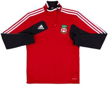 2012-13 Wrexham adidas 1/4 Zip Drill Top