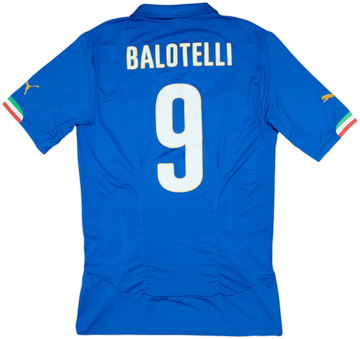 2014-15 Italy Authentic Home Shirt Balotelli #9