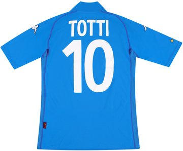 2002 Italy Home Shirt Totti #10