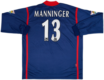 1998-99 Arsenal GK Shirt Manninger #13